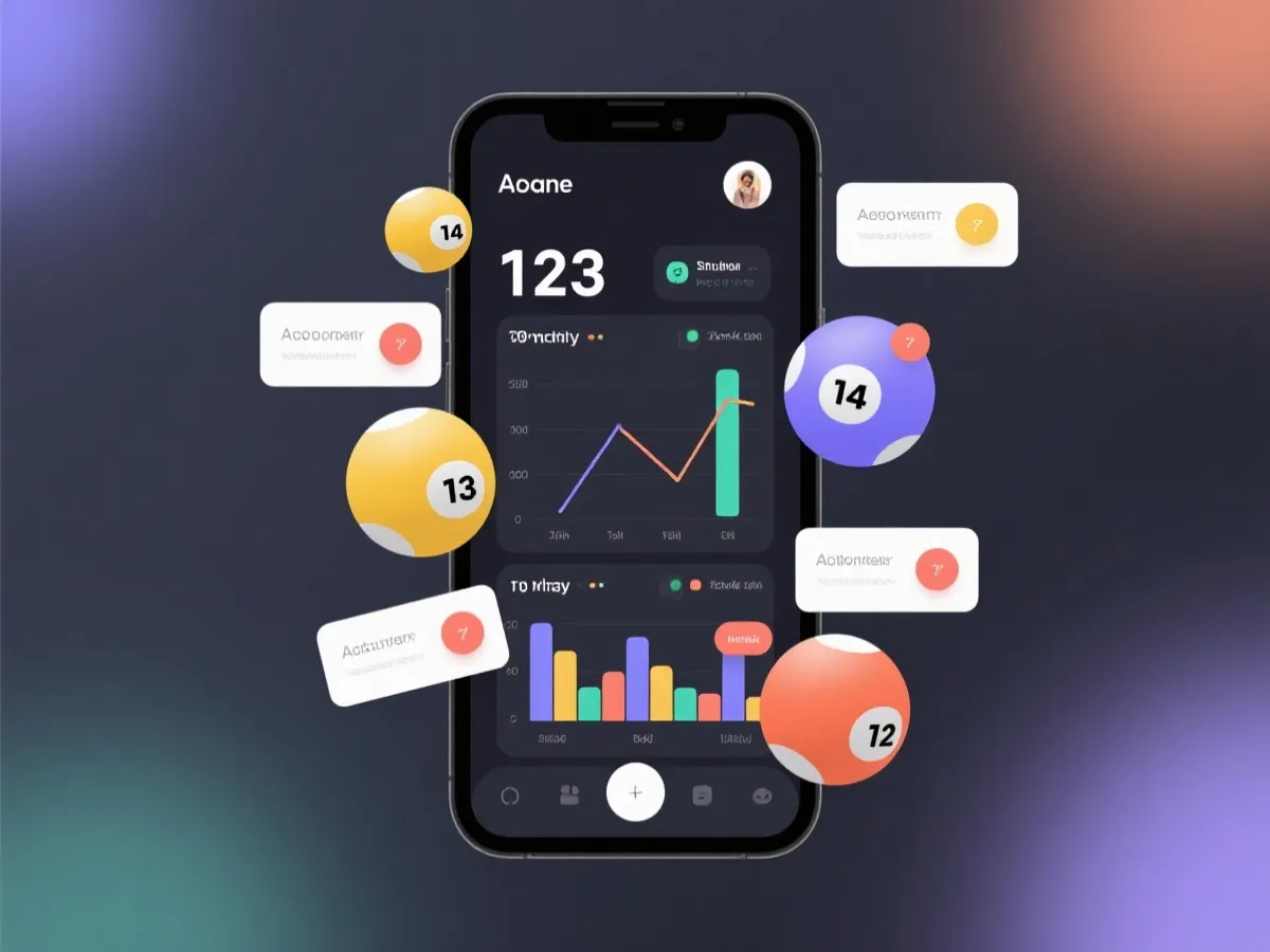 开奖公告与号码查询页面展示
